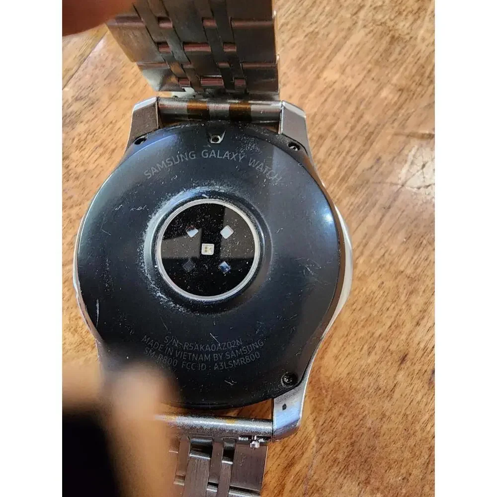 Samsung Galaxy Watch R800 46mm Silver (Bluetooth MUST READ DESCRIPTION) & MORE